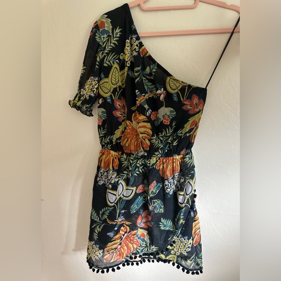 Raga Lavanya One-Shoulder Mini Dress, size small - Picture 2 of 9